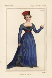 Marie de Fayel, grevinna av Dammartin, hustru till Renaud de Nanteuil, seigneur d
