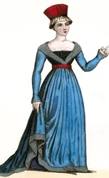 Marie de Fayel hustru till Renaud-de-Nanteuil och mor till Marguerite-de-Nanteuil, under Karl VII:s regeringstid