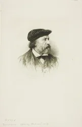Porträtt av Daubigny