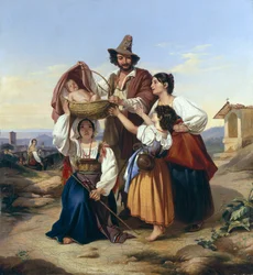 Italiensk boskapsskötare, 1835