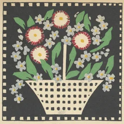 Korg med blommor, 1907.