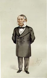 Sir Edward Watkin, "spion"-tecknad film från Vanity Fair, pub. 1875
