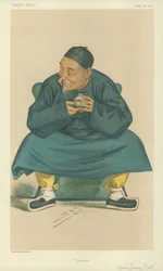 Hans excellens Kuo Sun Tao, Kina, 16 juni 1877, tecknad serie Vanity Fair