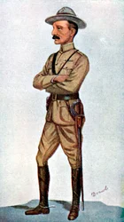 Robert Baden-Powell, engelsk soldat, 1900.