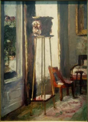 Interiör (interiörscen och läsande kvinna)