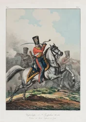 Carabinier av Husarregementet, 1830-talet