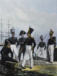 The Guards Équipage Artillery Company and Guards Cargo Company, 1829