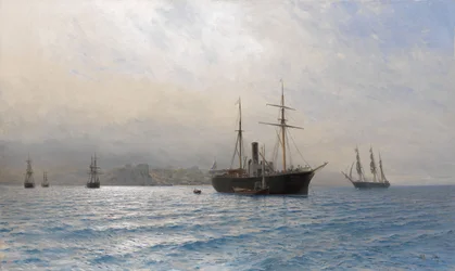 Ryskt skepp vid ingången till Bosporen, efter det rysk-turkiska kriget 18771878