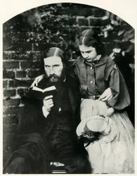 George Macdonald och hans dotter Lilia Scott MacDonald, c1863, 1948.