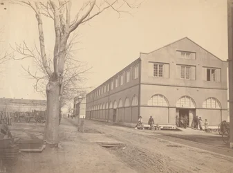 Verkstäder vid Washington Arsenal,1858-1859 (foto)