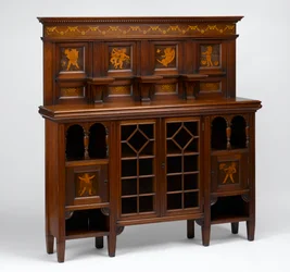 Sideboard, ca 1880 (valnöt) (se även 3084386)