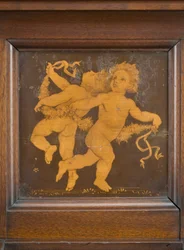 Skänk, detalj, c.1880 (valnöt) (se även 2972953)