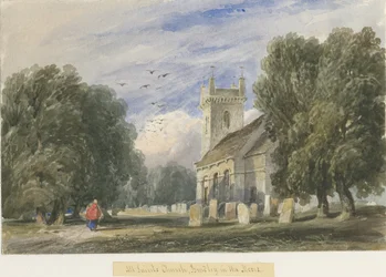 Kyrkan i Bradley-in-the-Moors, odaterad [ca 1830-1840]