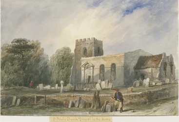 Kyrkan i Draycott in the Moors, odaterad [?1800-talet]