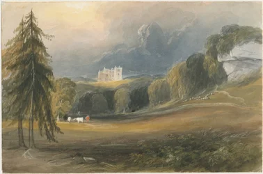 Wootton Lodge: akvarellmålning och [c 1830-1840]