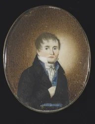 Självporträtt, ca 1810-20 (akvarell på elfenben)