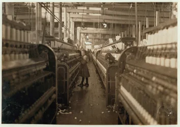Barnspinnare i Mollahan Cotton Mills, Newberry, South Carolina, 1908