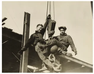 Byggnadsarbetare Empire State Building, ca 1930