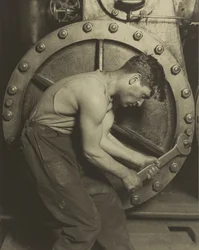 Mekaniker och ångpump, 1921
