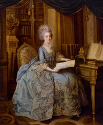 La Petite Reine eller Porträtt av Madame Sophie, ca 1770-74 (olja på duk)