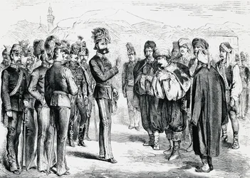Österrikes general Josip Filipovic tar emot muslimsk delegation