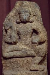Detalj av relief som visar Buddha, Colombo, Sri Lanka