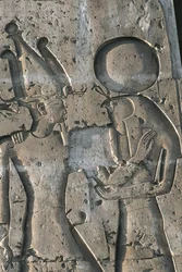 Relief i Seti I:s dödstempel