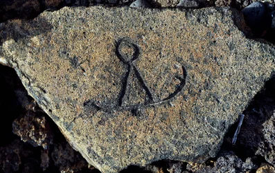 Stengravyr, Puako Petroglyph Archaeological District, Island of Hawaii, USA