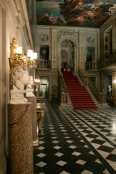Den målade salen. Chatsworth House, Derbyshire (foto)