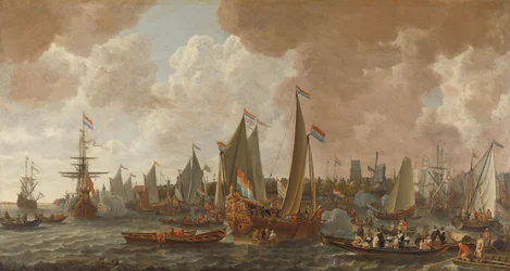 Charles II, kung av England, anlände till Rotterdam den 24 maj 1660