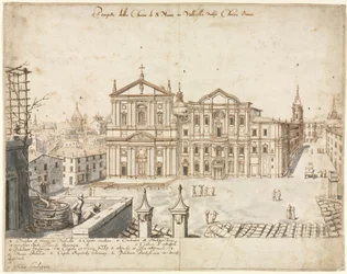 Arton vyer över Rom - Kyrkan Santa Maria in Vallicella