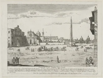 Prospekt för platserna i Roms stad Insign[ium], 1666.