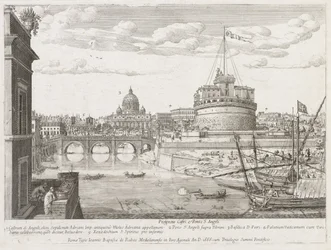 St. Angel från "View of the Places of the City of Rome Insign[ium]