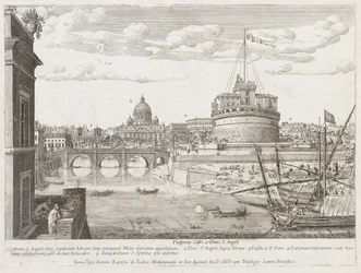 St Angelo från Prospectus Lourum Urbis Romae Insignium, 1666