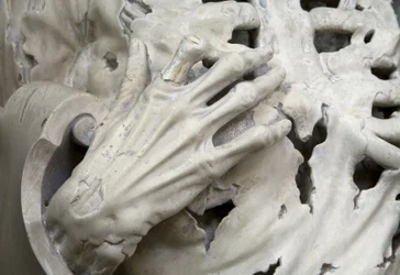 Flayed, eller skelettet, detalj