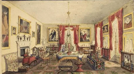 Salongen på Aynhoe