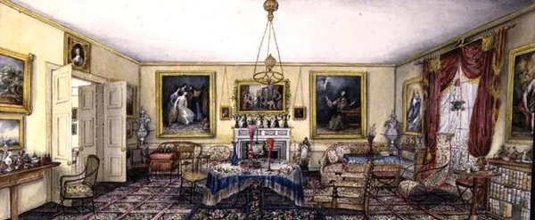 Salongen på Aynhoe