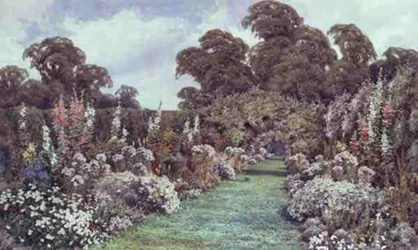 Sommargränser (akvarell)