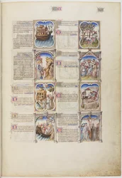 Bible moralisée, Noas liv, folio 5r