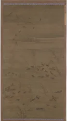 Gäss nedstigande på Sands, Mingdynastin, 1621.