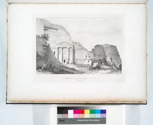 Grav i södra delen av staden, Petra