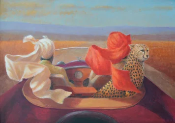 På vägen, turbaner + gepard
