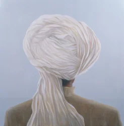 Vit turban