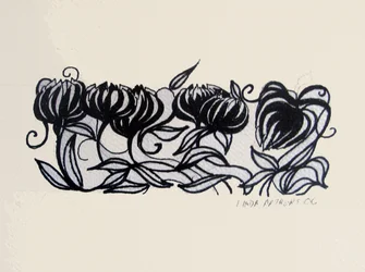 Krokus, 2014 (penna och tusch)