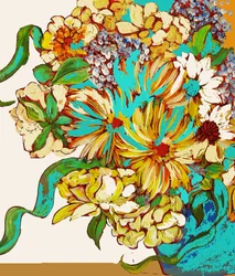 SPRING BOUQUET, 2016 (blandteknik)