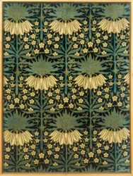 L. P. Butterfield, textil med blommönster