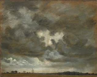 Molnstudie, ca 1850