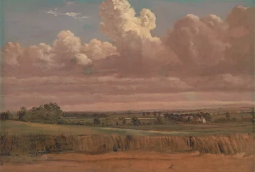 Landskap med Wheatfield, ca. 1850-talet.