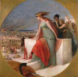 Battle Scene, ca 1890 (olja på duk)