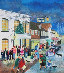 The Checkers Inn, 1998, (blandade media på papper)